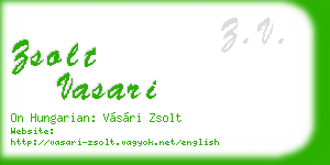 zsolt vasari business card